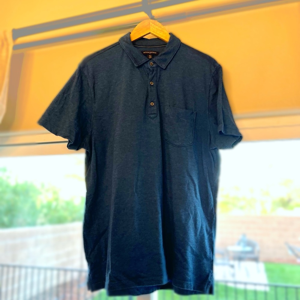 Banana Republic XL Men’s Navy Blue Polo 👕